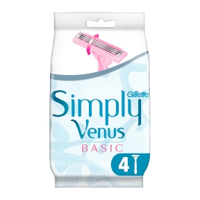 Gillette Simply Venus Basic Engångshyvel, 4-pack
