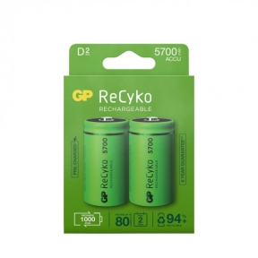 GP Recyko 5700mAh D/R20 2-pack