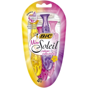BIC Miss Soleil Colour Rakhyvlar, 4 st