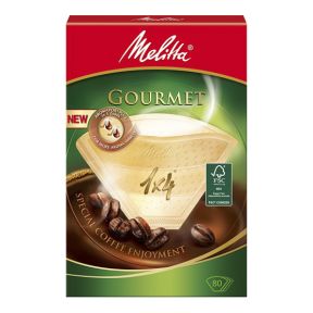 Melitta Kaffefilter Gourmet 1x4 80-p
