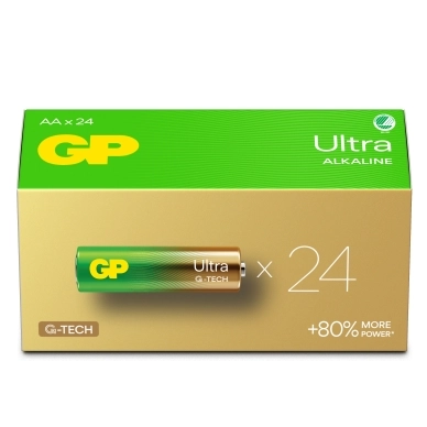 GP BATTERIES alt GP Ultra Alkaline AA-batteri, LR6/15AU 24-pack