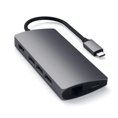 Satechi alt Satechi USB-C Multi-Port Adapter 4K V2, Space Grey