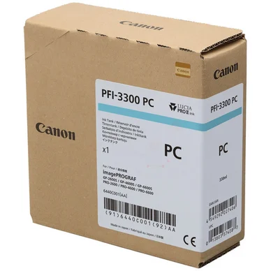 Canon PFI-3300 Bläckpatron Cyan foto