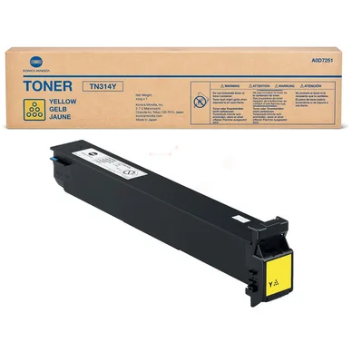 Konica Minolta TN-314 Y Tonerkassett Gul