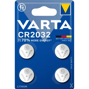 Varta CR2032 Litium knappcellsbatteri - 4 Pack