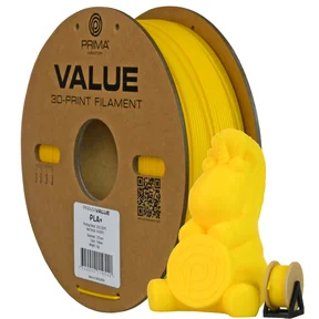 PrimaValue PLA+ - 1,75mm - 1kg - Gul