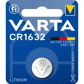 Varta CR1632 Litium knappcellsbatteri - 1 Pack