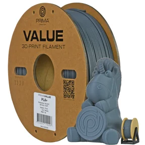 PrimaValue PLA+ - 1,75mm - 1kg - Mörkgrå