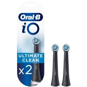 Oral-B Refiller iO Ultimate Clean 2-pack, svart