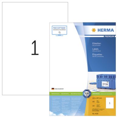 Herma alt Etikett HERMA Premium A4 210x297 (100)