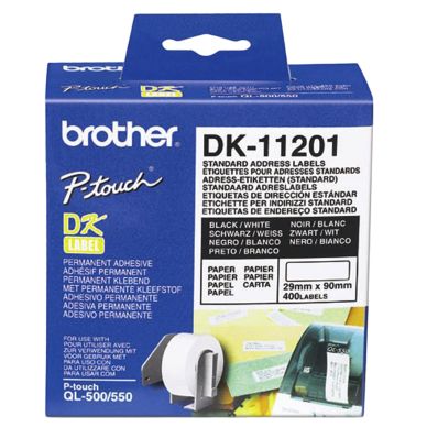 Other alt Etikett Brother universal 29x90 mm, 400 st