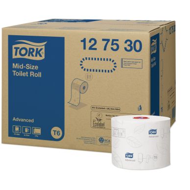 Tork alt Toalettpapper Tork T6 Advanced Kompakt 27 rullar/fp