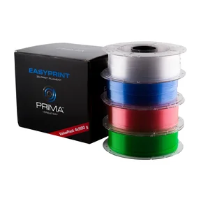 PrimaCreator EasyPrint PETG 1.75mm 4x500g Värde Pack