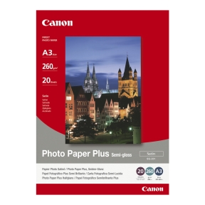 Photo Paper Plus Semi Glossy A3, 260g, 20-pack (SG-201)