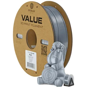 PrimaValue PLA+ - 1,75mm - 1kg - Silver