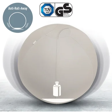 Leitz Ergo Active Sittboll med stoppfunktion 65cm ljusgrå