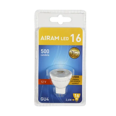 GU4 LED-lampa 2,3W 2700K 225 lumen
