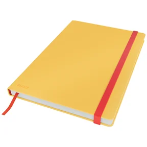 Leitz Cosy Anteckningsbok L  Rut.  Gul