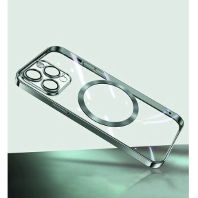 Mobilskal MagSafe Transparent iPhone 15 Pro, Green
