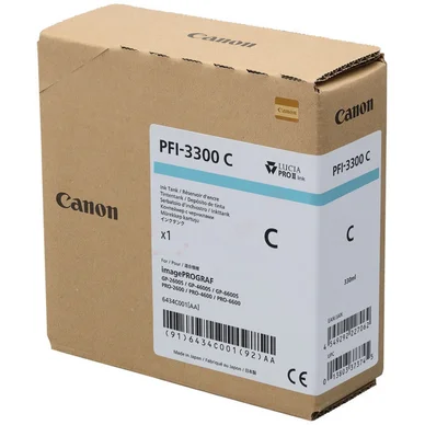 Canon PFI-3300 Bläckpatron Cyan