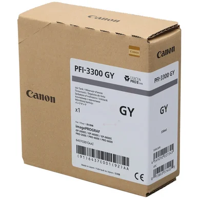 Canon PFI-3300 Bläckpatron Grå