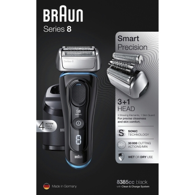 BRAUN alt Braun Series 8 8385cc Wet & Dry Rakapparat