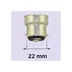 Halogenlampa normal 210lm B22d 18W