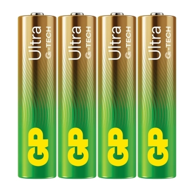 GP BATTERIES alt GP Ultra Alkaline AAA-batteri LR03/24AU 4-pack