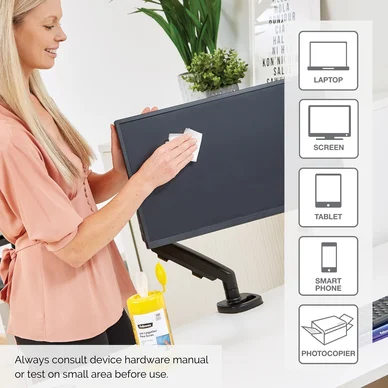 Fellowes Skärmrengöringsservetter 100st