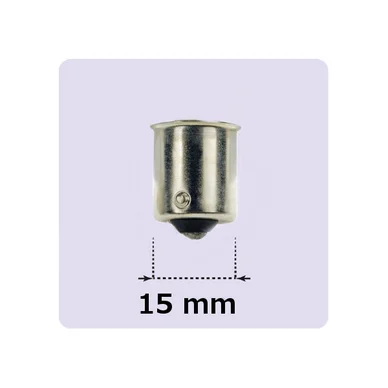 Halogen billampa Ba15s 5W 12V