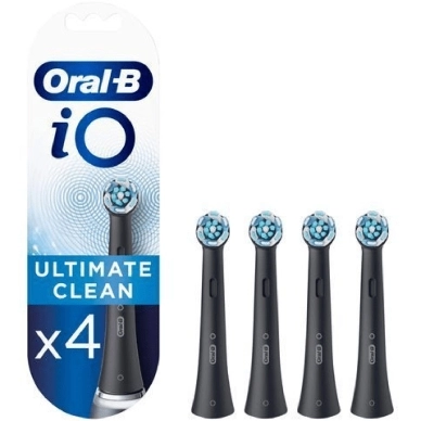 Oral-B alt Oral-B Refiller iO Ultimate Clean 4-pack, svart