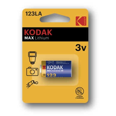 KODAK alt Kodak Max lithium 123LA