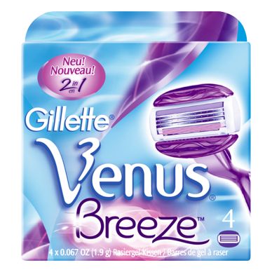 Gillette alt Gillette Venus Breeze Rakblad, 4-pack