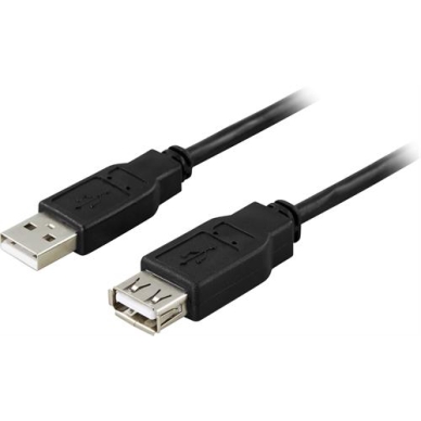 DELTACO alt USB förlängningskabel 0.5m, USB2-11S