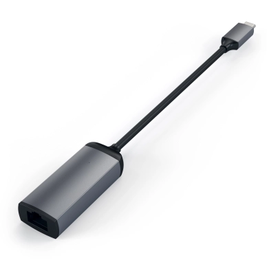 Satechi alt Satechi Adapter USB-C till Gigabit Ethernet, Space Gray