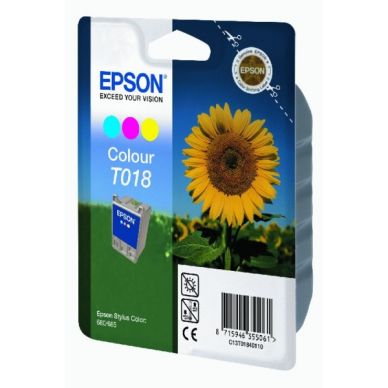 EPSON alt EPSON T018 Bläckpatron Tre-färg