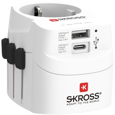 SKROSS alt SKROSS World Adapter Pro Light USB-C + USB-A