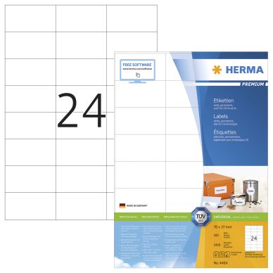 Other alt Etikett HERMA Premium A4 70x37 (100)