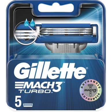 Gillette alt Gillette Mach3 Turbo 5 st Rakblad