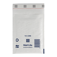 Other alt Bubbelpåse Mail Lite A0 110x160 mm vit, 100 st