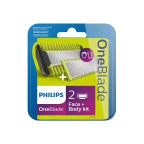 Philips OneBlade QP620 2-pack Face+Body kit 
