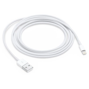 Apple Laddningskabel USB-A till Lightning 2m Vit
