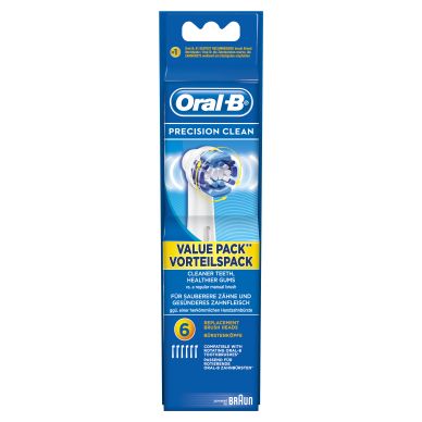Original alt Oral-B Precision Clean, 6-pack