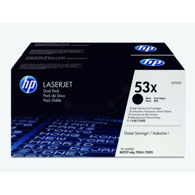 HP alt HP 53XD Tonerkassett Svart