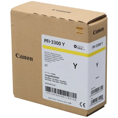 Canon PFI-3300 Bläckpatron Gul