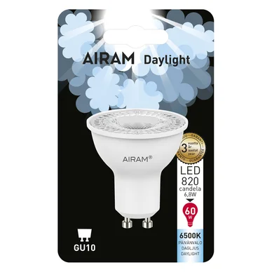 LED-lampa GU10 4,5 W dagsljus 6500K 465 lumen