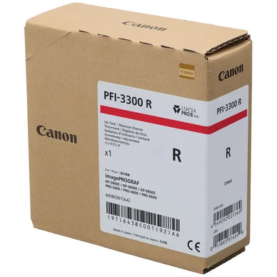 Canon PFI-3300 Bläckpatron Röd