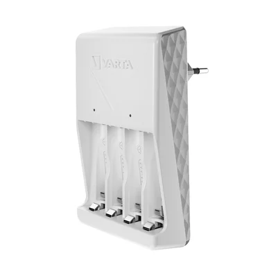 Varta Plug-laddare + 4xAA 2100mAh uppladdningsbara batterier