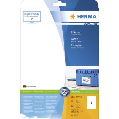 Herma alt Etikett HERMA Premium A4 210x297 (25)